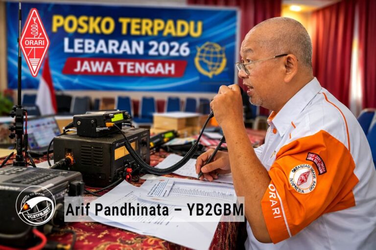 Posko Dukungan Komunikasi (Dukom) ORARI Posko Terpadu Lebaran 2026 Jawa Tengah
