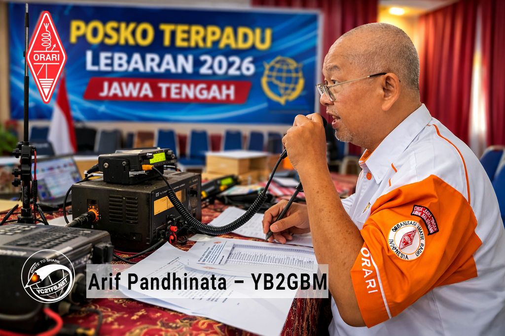 Dukungan Komunikasi ORARI Pada Posko Terpadu Lebaran 2026 Jawa Tengah