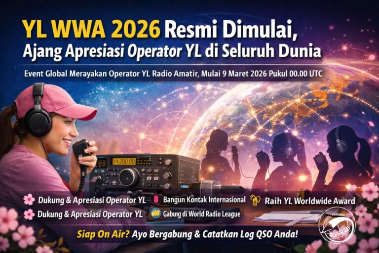 YL WWA 2026 - Event global ini merayakan operator YL (Young Ladies) di dunia radio amatir