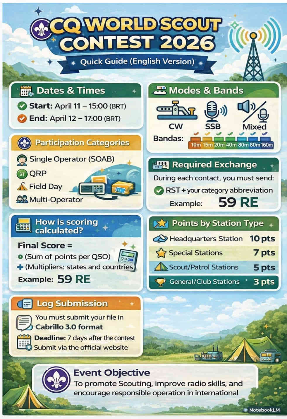 CQ World Scout Contest (CQWS 2026)