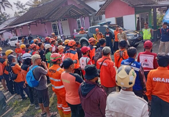 Persiapan Tim Gabungan Opsar kecelakaan air di Sungai Progo