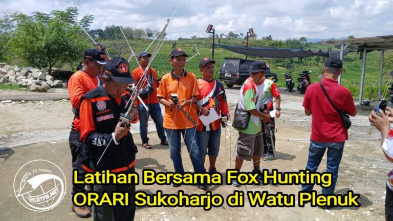 Latihan Bersama Fox Hunting ORARI Sukoharjo di Watu Plenuk