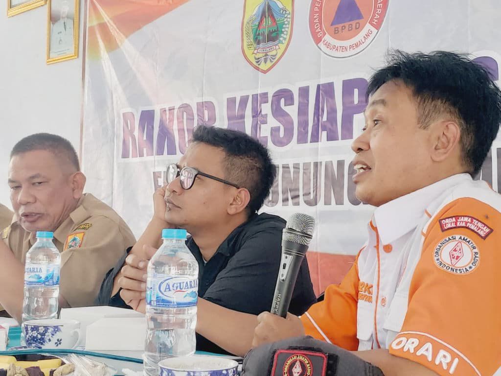 ORARI Pemalang dalam Rakor Kesiapsiagaan Erupsi Gunung Slamet