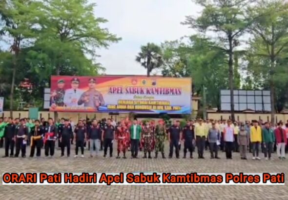 ORARI Lokal Pati Hadiri Apel Sabuk Kamtibmas Polresta Pati