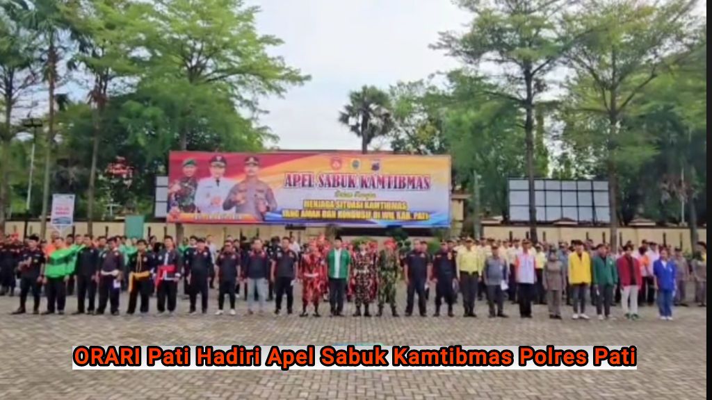 ORARI Lokal Pati Hadiri Apel Sabuk Kamtibmas Polresta Pati