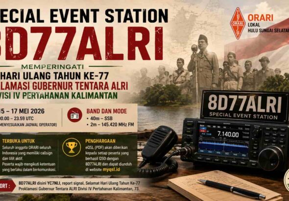 SES 8D77ALRI ORARI Hulu Sungai Selatan, Hari Proklamasi Gubernur Tentara ALRI Divisi IV Pertahanan Kalimantan Ke-77