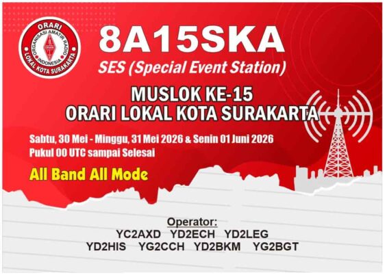SES 8A15 SKA dalam rangka Muslok ke-15 ORARI Lokal Kota Surakarta