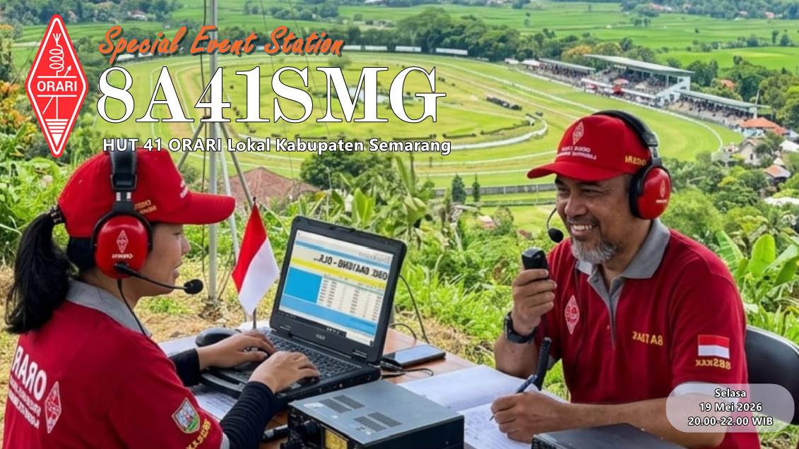 Special Event Station (SES) 841SMG HUT Ke-41 ORARI Lokal Kabupaten Semarang