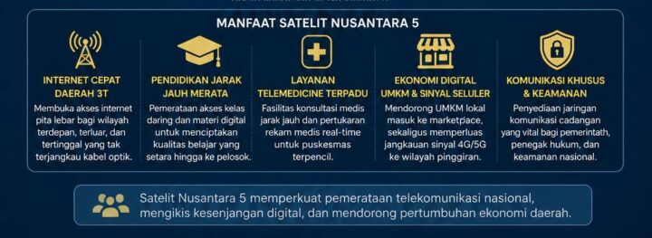 Manfaat Satelit Nusantara 5