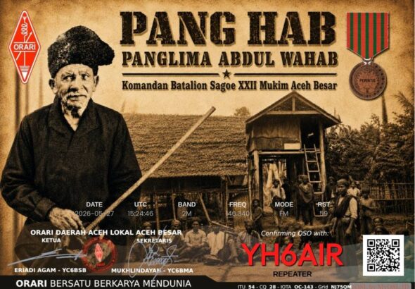 NET ORARI Aceh Besar 2026 YH6AI via YH6AIR
