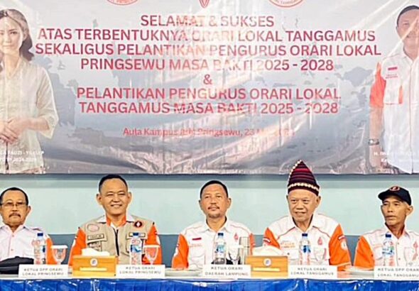 Pelantikan Pengurus ORARI Lokal Pringsewu dan Tanggamus masa bakti 2025-2028