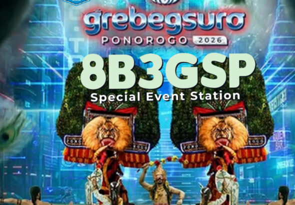 ORARI Lokal Ponorogo YH3AC menggelar Special Event Station (SES) 8B3GSP dalam momen Grebeg Suro Ponorogo pada tanggal 13–14 Juni 2026.