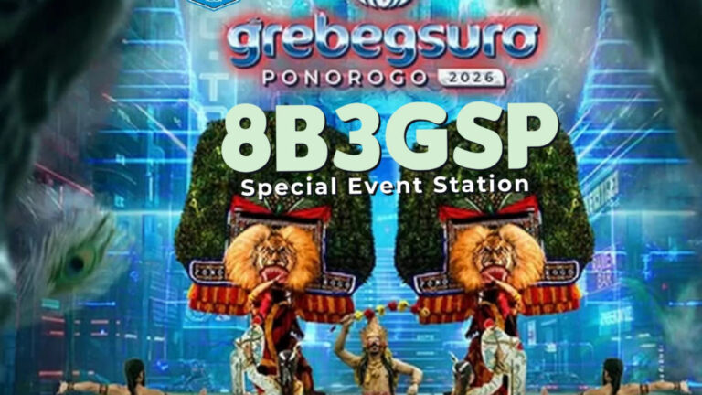 ORARI Lokal Ponorogo YH3AC menggelar Special Event Station (SES) 8B3GSP dalam momen Grebeg Suro Ponorogo pada tanggal 13–14 Juni 2026.
