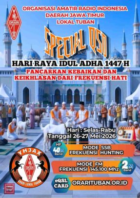 Special QSO Hari Raya Idul Adha 1447H ORARI Lokal Tuban YH3AX