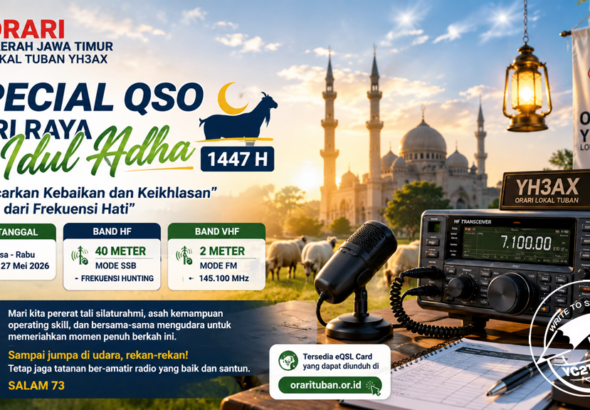 Special QSO Idul Adha 1447 H - ORARI Lokal Tuban YH3AX