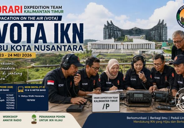 ORARI DXpedition Team Kalimantan Timur dalam Vacation On The Air (VOTA) di IKN