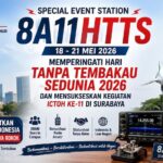 SES 8A11HTTS ORARI Surabaya, dalam rangka Hari Tanpa Tembakau Sedunia