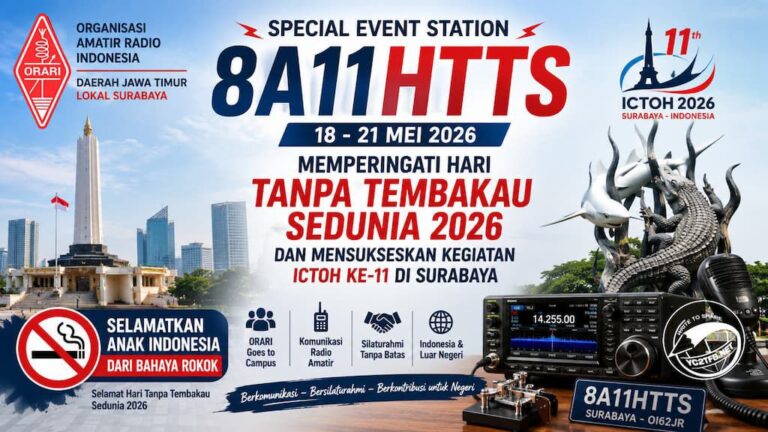SES 8A11HTTS ORARI Surabaya, dalam rangka Hari Tanpa Tembakau Sedunia