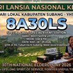Special Call 8A30LS Hari Lanjut Usia ke-30 (National Elderly Day 2026)