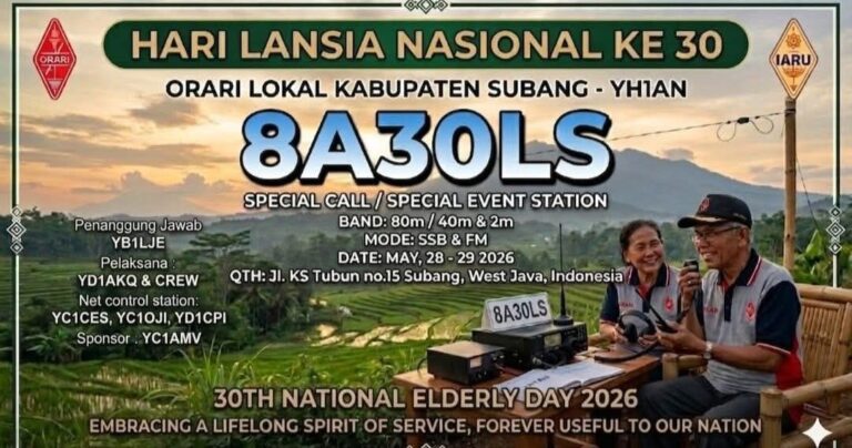 Special Call 8A30LS Hari Lanjut Usia ke-30 (National Elderly Day 2026)