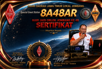 Unduh Certificate atau eQSL 8A48AR: HUT ke-48 ORARI Lokal Jombang