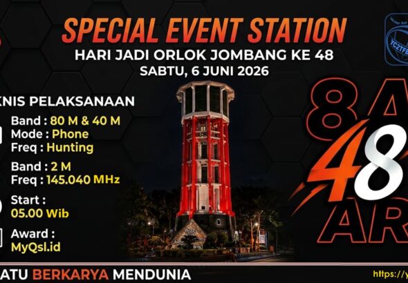 Jadwal Pelaksanaan SES 8A48AR HUT ke-48 ORARI Lokal Jombang