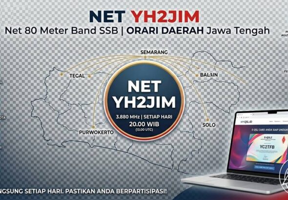 NET YH2JIM Net 80 meter band ORARI Daerah Jawa Tengah