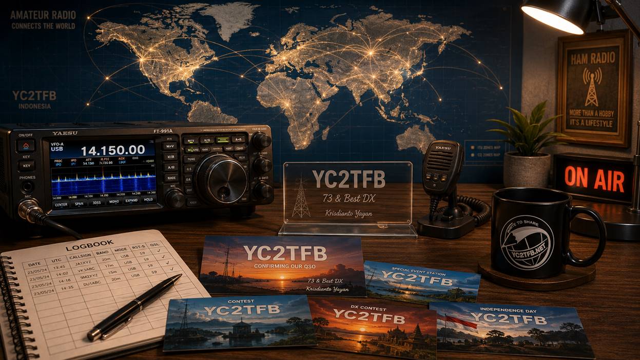QSL Card 4U - Special eQSL Card YC2TFB