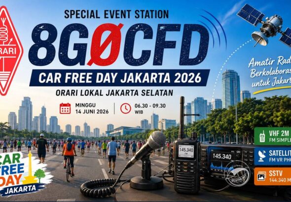 SES 8G0CFD Car Free Day Jakarta