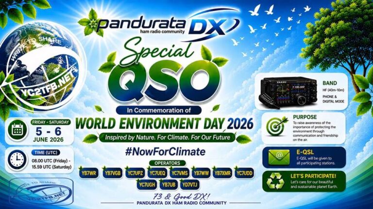 Special QSO Hari Lingkungan Hidup Pandurata DX Ham Radio Community