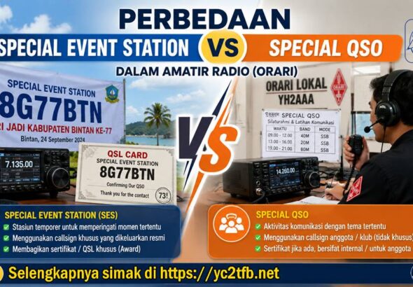 Perbedaan SES dan Special QSO yang Wajib Diketahui Amatir Radio