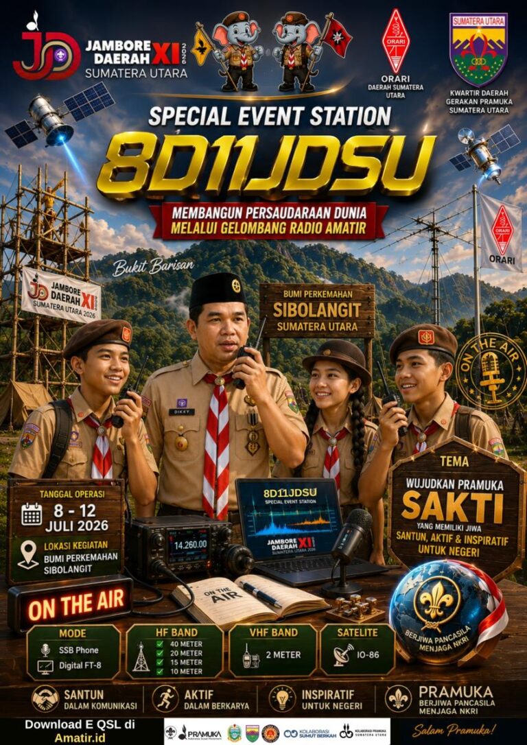 Special Event Station JAMBORE DAERAH PRAMUKA SUMATERA UTARA KE 11