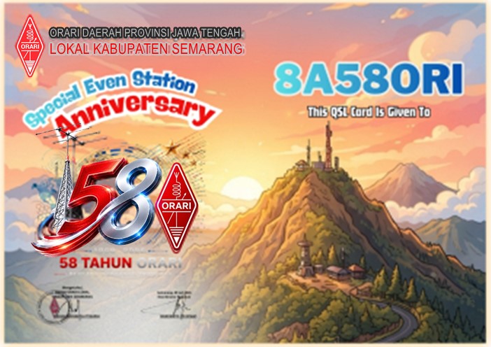 ANNIVERSARY ORARI KE-58 8A58ORI