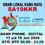 Special Event Station (SES) 8A19KKR Meriahkan HUT Kabupaten Kubu Raya Ke-19