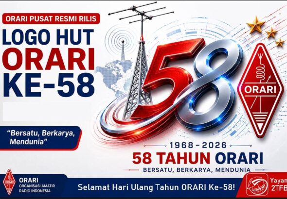 Logo HUT ORARI Ke-58 Tahun 2026