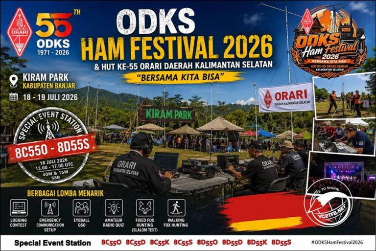 ODKS Ham Festival 2026 - Special Event Station (SES) 8C55O 8C55D 8C55K 8C55S 8D55O 8D55D 8D55K 8D55S resize YC2TFB