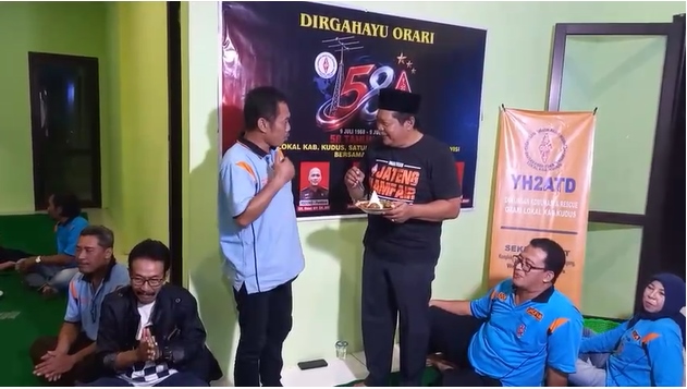 ORARI Lokal Kudus Peringati HUT Ke-58 ORARI dengan Tumpengan