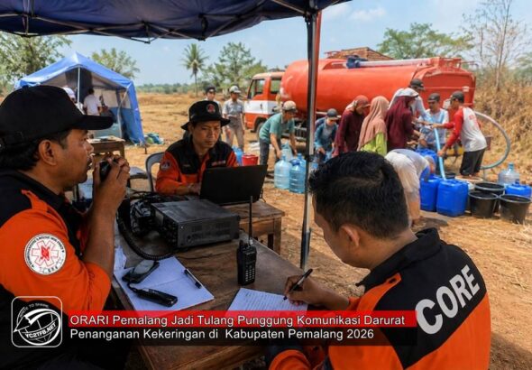 ORARI Pemalang Jadi Tulang Punggung Komunikasi Darurat Penanganan Kekeringan 2026