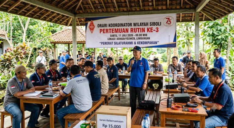 Eyeball QSO atau Pertemuan Rutin ke-3 ORARI Korwil Siboli