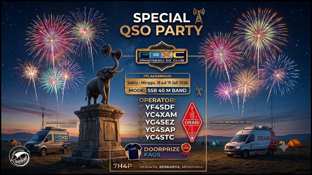 QSO Party Anniversary PDXC Ke-4