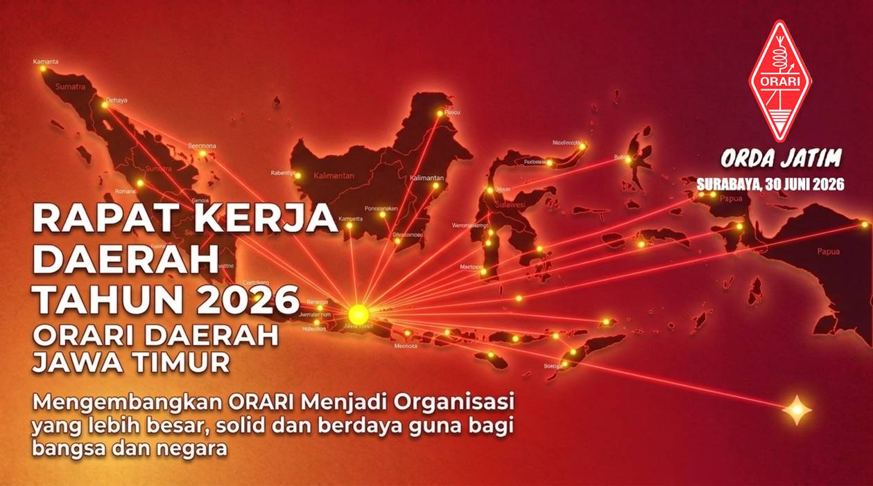Rakerda ORDA Jatim 2026 - ORARI Daerah Jawa Timur