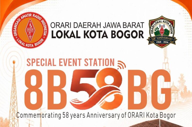 SES 8B58BG ORARI Lokal Kota Bogor