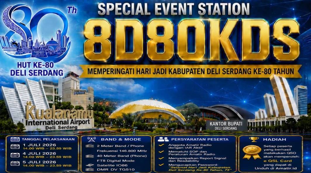 SES 8D80KDS HUT Deliserdang ke-80