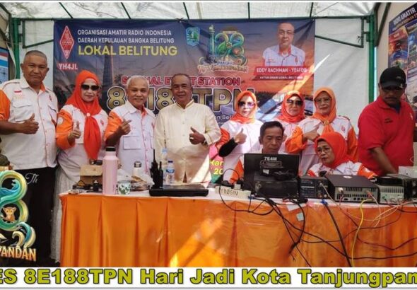 Special Event Station (SES) 8E188TPN Hari Jadi Kota Tanjungpandan di Belitung EXPO 2026