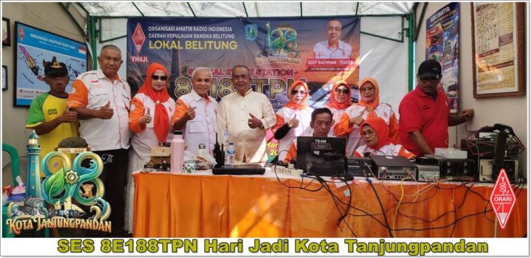 Special Event Station (SES) 8E188TPN Hari Jadi Kota Tanjungpandan di Belitung EXPO 2026