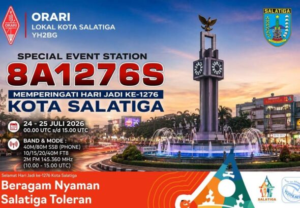 Special Event Station SES 8A1276S - ORARI Lokal Salatiga - Hari Jadi Kota Salatiga ke-1276