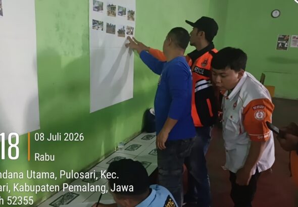 TTX Erupsi Gunung Slamet, ORARI Pemalang, Dukom Darurat.