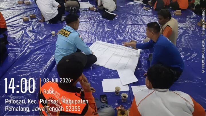 TTX Erupsi Gunung Slamet - ORARI Pemalang