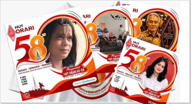 Twibbon HUT ORARI Ke-58