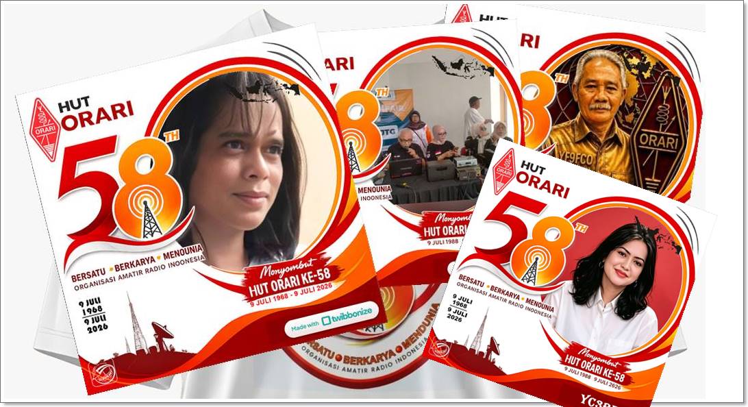 Twibbon HUT ORARI Ke-58